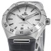 Réplica Omega Constellation Co-Axial Master Chronometer Mostrador Cinza Pulseira de Couro Cinza Relógio Masculino 131.13.39.20.06.001