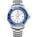 Réplica Omega Seamaster Planet Ocean 6000M Co-Axial Master Chronometer 45,5 mm Relógio masculino de aço com mostrador branco ultra profundo 215.30.46.21.04.001