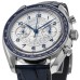 Réplica Omega Speedmaster Chronoscópio Co-Axial Master Chronometer Chronograph 43 mm Mostrador Prateado Pulseira de Couro Relógio Masculino 329.33.43.51.02.001