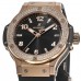 Relógio feminino Hublot Big Bang falso de 38 mm em ouro rosa 18kt com diamante 361.PX.1280.RX.1104