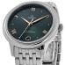 Réplica Omega De Ville Prestige Co-Axial Master Chronometer 34mm Mostrador Verde Relógio Feminino de Aço 434.10.34.20.10.001