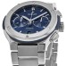 Réplica Hublot Classic Fusion cronógrafo mostrador azul relógio masculino de titânio 540.NX.7170.NX