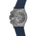 Réplica Hublot Classic Fusion Chronograph Titanium Blue Dial Rubber Strap Relógio Masculino 541.NX.7170.RX