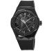 Falso Hublot Classic Fusion Orlinski Black Magic Mostrador Preto Pulseira de Borracha Relógio Masculino 550.CS.1800.RX.ORL21