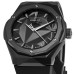 Falso Hublot Classic Fusion Orlinski Black Magic Mostrador Preto Pulseira de Borracha Relógio Masculino 550.CS.1800.RX.ORL21