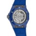 Réplica Hublot Classic Fusion Orlinski com mostrador azul e pulseira de borracha relógio masculino 550.ES.5100.RX.ORL21