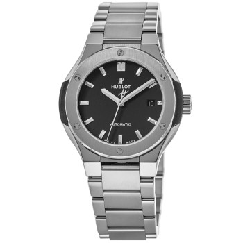 Réplica Hublot Classic Fusion Automático 33mm Relógio Feminino de Titânio 585.NX.1170.NX