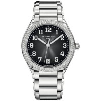 Relógio feminino falso Patek Philippe Twenty 4 com diamante automático 7300/1200A-010