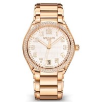 Réplica Patek Philippe Twenty 4 Relógio Feminino Automático de Diamante 7300/1200R-010