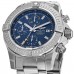 Réplica Breitling Avenger Chronograph 45 Relógio Masculino com Mostrador Azul Automático A13317101C1A1