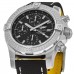 Réplica Breitling Avenger Chronograph 43 Mostrador Preto Pulseira de implantação de tecido Relógio masculino A13385101B1X2