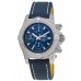 Réplica Breitling Avenger Chronograph 43 Mostrador Azul Pulseira de Couro Azul Relógio Masculino A13385101C1X1