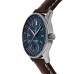 Cópia Breitling Navitimer Automático 41 Relógio Masculino com Pulseira de Couro com Mostrador Azul A17326161C1P2