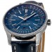 Réplica Breitling Navitimer Automático 41 Mostrador Azul Pulseira de Couro de Crocodilo Azul Relógio Masculino A17326161C1P4