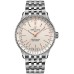 Relógio feminino falso Breitling Navitimer automático 36 com mostrador prateado em aço inoxidável A17327211G1A1