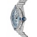 Réplica Breitling Super Chronomat Automático 38 Mostrador Azul Claro Relógio Feminino em Aço Diamante A17356531C1A1