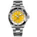 Replica Relógio Breitling Superocean automático 42 com mostrador amarelo em aço A17375211I1A1