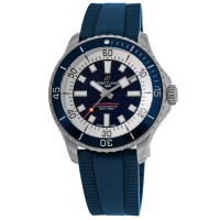 Cópia Breitling Superocean Automático 42 Mostrador Azul Pulseira de Borracha Relógio Masculino A17375E71C1S1