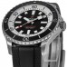 Réplica Breitling Superocean Automático 44 Mostrador Preto Pulseira De Borracha Relógio Masculino A17376211B1S1