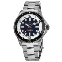 Réplica Breitling Superocean Automático 44 Relógio Masculino de Aço com Mostrador Azul A17376211C1A1