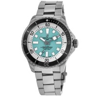 Réplica Breitling Superocean Automático 44 Relógio Masculino De Aço Com Mostrador Turquesa A17376211L2A1