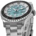 Réplica Breitling Superocean Automático 44 Relógio Masculino De Aço Com Mostrador Turquesa A17376211L2A1