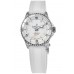 Réplica Breitling Superocean Automático 36 Mostrador Branco Pulseira De Borracha Relógio Feminino A17377211A1S1