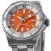 Réplica Breitling Superocean Automático 36 Relógio Feminino De Aço Com Mostrador Laranja A17377211O1A1