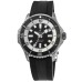 Cópia Breitling Superocean Automático 46 Mostrador Preto Pulseira de Borracha Relógio Masculino A17378211B1S1