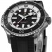 Cópia Breitling Superocean Automático 46 Mostrador Preto Pulseira de Borracha Relógio Masculino A17378211B1S1