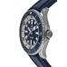 Réplica Breitling Superocean Automático 46 Mostrador Azul Pulseira De Borracha Relógio Masculino A17378E71C1S1