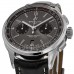 Replica Relógio Breitling Premier B01 cronógrafo 42 mostrador cinza pulseira de couro preto AB0118221B1P1