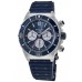 Cópia Breitling Super Chronomat Automático Mostrador Azul Pulseira De Borracha Relógio Masculino AB0136161C1S1