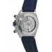 Cópia Breitling Super Chronomat Automático Mostrador Azul Pulseira De Borracha Relógio Masculino AB0136161C1S1