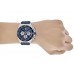 Cópia Breitling Super Chronomat Automático Mostrador Azul Pulseira De Borracha Relógio Masculino AB0136161C1S1