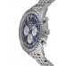 Cópia Breitling Navitimer B01 Cronógrafo 46 Relógio masculino de aço com mostrador azul AB0137211C1A1