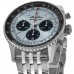 Réplica Breitling Navitimer B01 Cronógrafo 43 Relógio Masculino de Aço com Mostrador Azul Gelo AB0138241C1A1