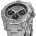 Réplica Breitling Avenger B01 cronógrafo 44 relógio masculino de aço com mostrador verde AB0147101L1A1