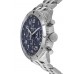 Replica Relógio Breitling Super Avi B04 cronógrafo GMT 46 Tribute to Vought F4U Corsair Blue Dial Steel AB04451A1C1A1