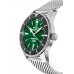 Cópia Breitling Superocean Heritage 42 mostrador verde pulseira de aço relógio masculino AB2010121L1A1