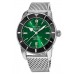 Réplica Breitling Superocean Heritage B20 Automático 46 Relógio Masculino de Aço com Mostrador Verde AB2020121L1A1