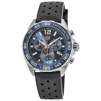 Copiar relógio masculino Tag Heuer Fórmula 1 com mostrador azul em aço CAZ1014.FT8024