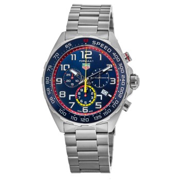 Relógio masculino Fake Tag Heuer Fórmula 1 Quartz Chronograph x Red Bull Edition CAZ101AL.BA0842