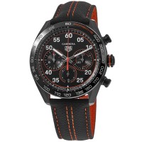 Relógio masculino Tag Heuer Carrera cronógrafo X Porsche Orange Racing falso CBN2A1M.FC6526