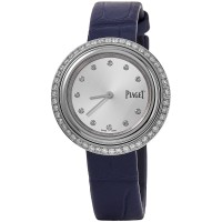 Relógio feminino falso Piaget Possession prata diamante mostrador personalizado moldura de diamante G0A43090-CD