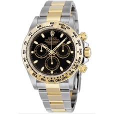 Cópia Rolex Cosmograph Daytona Cosmograph Relógio Masculino com Mostrador Preto M116503-0004