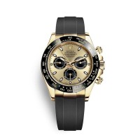 Cópia Rolex Cosmograph Daytona Relógio Masculino com Mostrador Branco M116518LN-0041