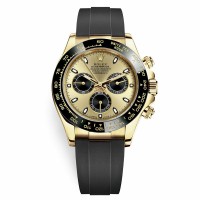 Réplica Rolex Cosmograph Daytona Champagne Preto Sub-mostradores Relógio Masculino M116518LN-0048