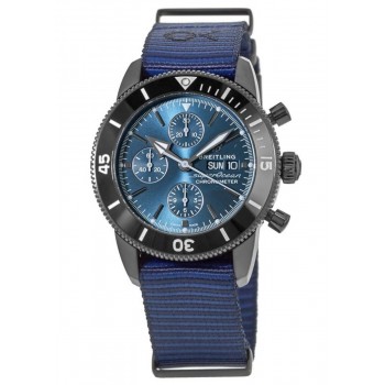 Réplica Breitling Superocean Heritage II cronógrafo 44 Outerknown Blacksteel relógio masculino M133132A1C1W1