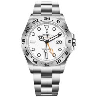 Relógio masculino Rolex Explorer ll com mostrador branco M226570-0001 | 